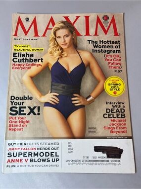 Maxim Magazine - Cover Elisha Cuthbert - March 2013 - Issue 181